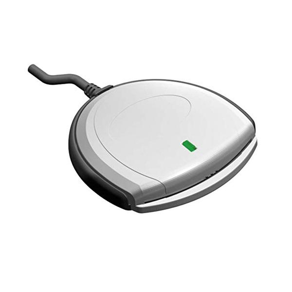 NTT-Com SCR3310のOEM元、SCM Microsystemsが生産している完全互換品です。付属品は無く本体のみですが、以下のページでドライバーをダウンロードすることができます。https://support.identiv.c...