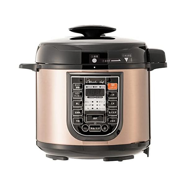 未使用品ワンダーシェフ マイコン電気圧力鍋 4L スターターセット OEDD40 ワンダーシェフ マイコン電気圧力鍋 4L スターターセット OEDD40 (ST