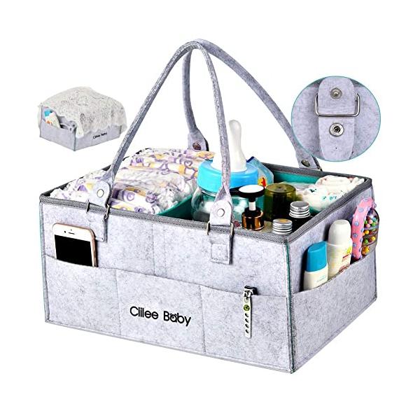 色：グレー 上がったクオリティ、優れる素材 細部はこのおむつストッカーを長持ちさせる。しっかりした縫い目、改良された長い淵及びダブルボトムを持っているこのおしめ箱に思い切り収納できます。触感が抜群し、環境に優しい丈夫で軽いフェルト素材で作ら...