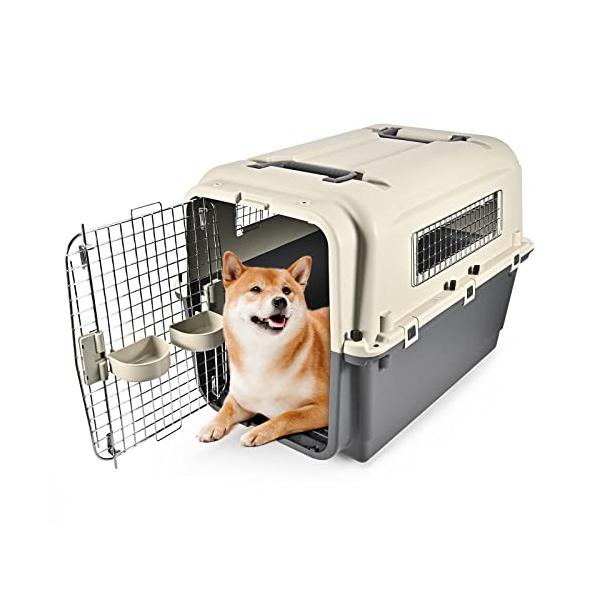 ペットキャリー ペット航空ケース、中大型犬用ハードクレート ペット