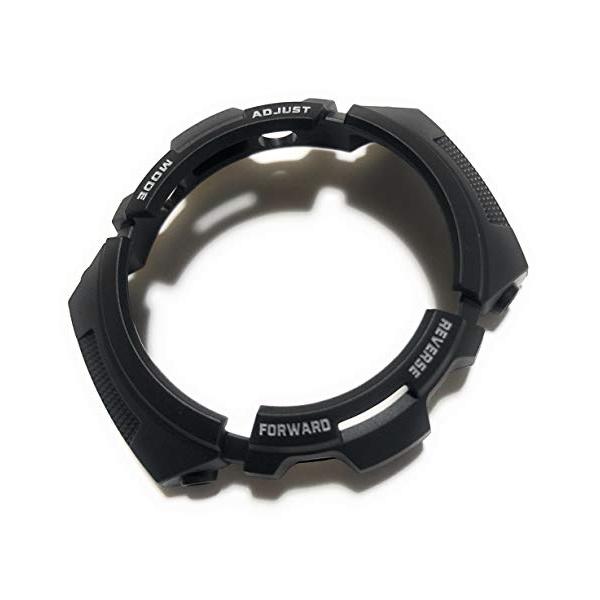 Casio 10272876 Genuine Factory Casio交換用ブラックラバーベゼルFits aw-590 aw-591 awg-100 awg-101 awg-m100 awr-m100