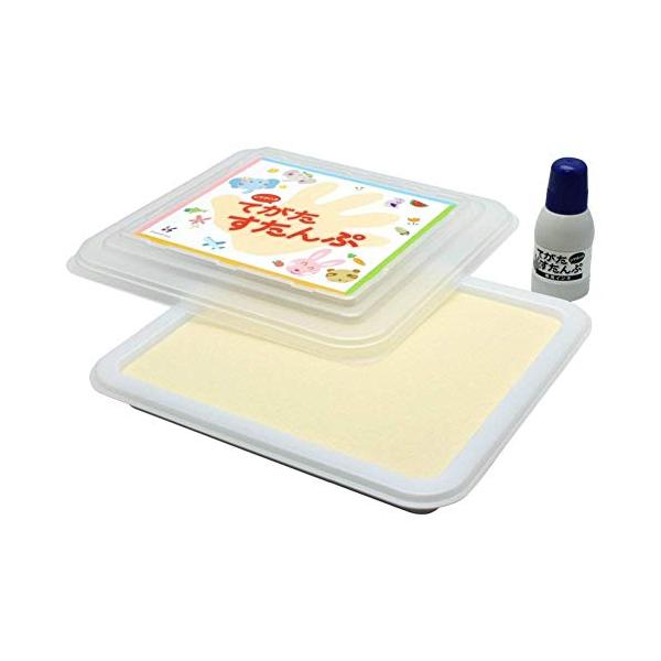 色：ブルー インキ色 ブルー インキ種類 水性顔料 セット内容 専用スタンプ台、専用インキ 捺印回数 約300回 仕様 ST基準に適合ベビー＆マタニティ