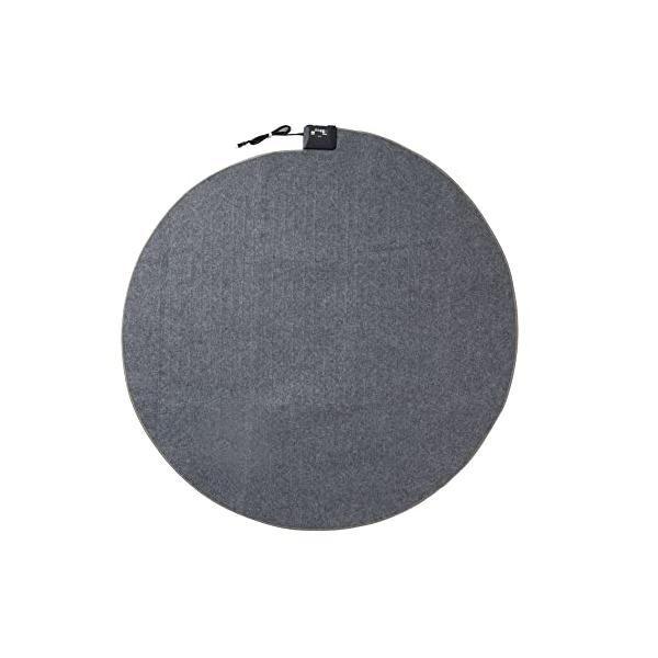 広電(KODEN) 電気カーペット ホットカーペット 本体 176cm 円形