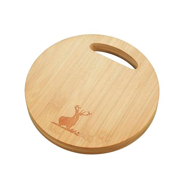 製品サイズ:(約)外径220*高さ24mm製品重量:(約)640g材質:竹(ウレタン塗装)原産国:中国特徴:薪割り台として平らな所で薪を垂直に置いて安定させ、薪割りが楽に出来ます。鍋敷きとしての使用も可能。便利な収納袋付き。スポーツ＆アウト...