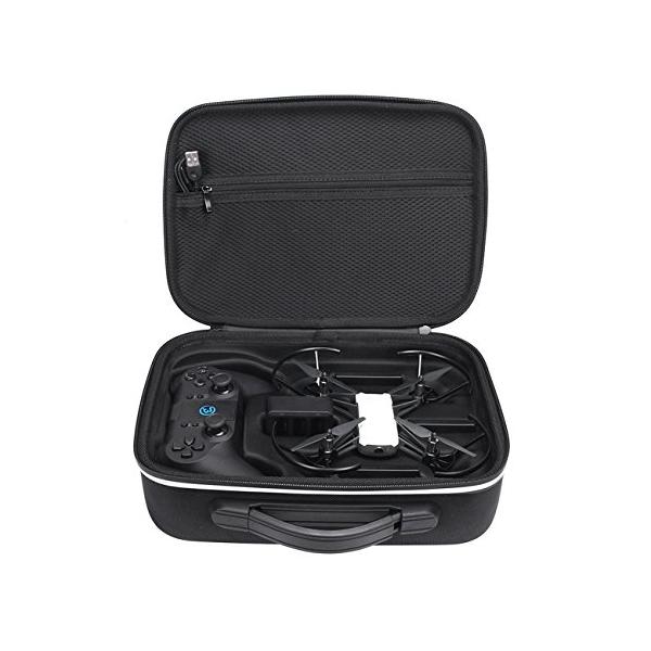 対応機種 Ryze トイドローン Tello テロー ・GameSir T1d / T1 / T1s コントローラー・純正充電ハブ 収納力 Tello本体やGameSirコントローラ、純正充電器を収納でき、予備バッテリー(3個)、プロペラ、...