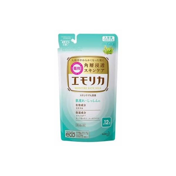 花王 エモリカ ハーブの香り つめかえ用 ３６０ｍｌ *５個セットビューティー/バス用品/入浴剤・バスケア/バスオイル