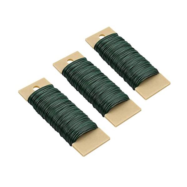 メイン素材：鉄線サイズ：1巻の長さ：23m　太さ：0.76mm ワイヤーの塗装がしっかりしています。柔軟性が良くて形が自由自在に変えられます。お好きな長さにカットして使用できます。造花、リース、ブーケの製作にご利用いただけます。パッケージ：...