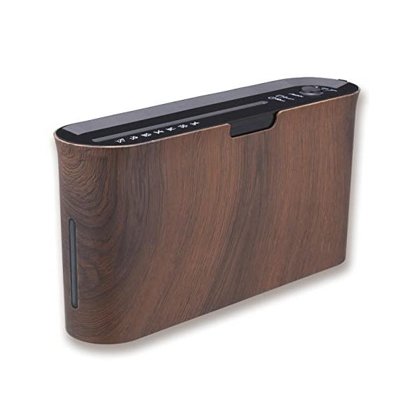 卓上のコンパクトシュレッダー。クロスカット4*10mm。連続10分使用可能A4用紙最大3枚細断可。官製はがき1枚。容量は約4L A4コピー用紙30枚 外形寸法：W95*D375*H184mm、約2.1kg文房具・オフィス用品/オフィス機器/...