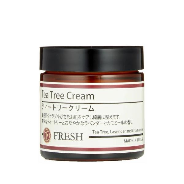 （特典あり）FRESH ティートリークリーム60ml オーガニック ニキビ肌 肌荒れ ケア 保湿 予防 スキンケア アトピー 保湿クリーム 敏感肌 乾燥 かゆみ ボディケア