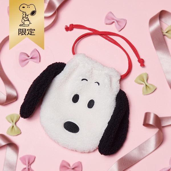 SNOOPY（スヌーピー） 【おかいものSNOOPY限定】もこもこフェイス巾着