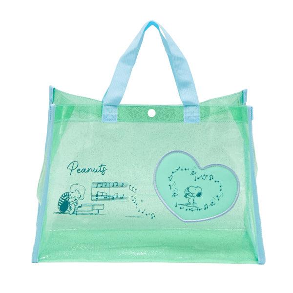 他サイト： スヌーピー PVCバッグ (ミント) バッグ トートバッグ エコバッグ 塩化ビニル 約36x25x14.5cm BPN-1800 SNOOPY スヌーピーグッズの商品画像