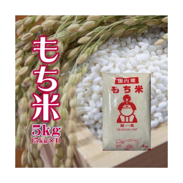 もち米 5kg (5kg×1袋) 令和3年産 岡山県産 複数原料米 送料無料