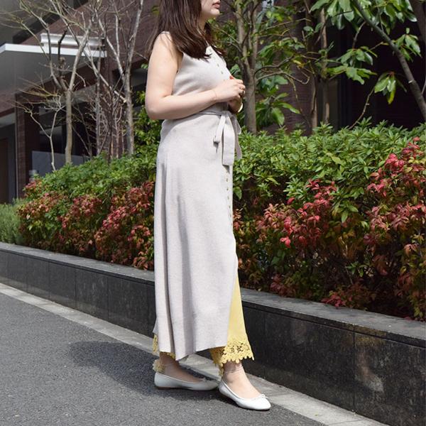 17℃ SALE 靴下の岡本公式 レディース パンツ PT Romantic Lace 裾