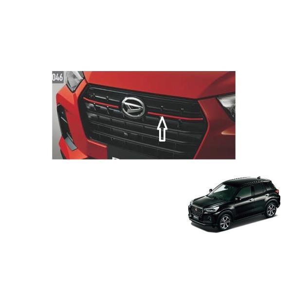 ダイハツ　ロッキー純正フロントグリル　ガソリン ダイハツ（DAIHATSU） ロッキー【純正用品】フロントグリルストライプ