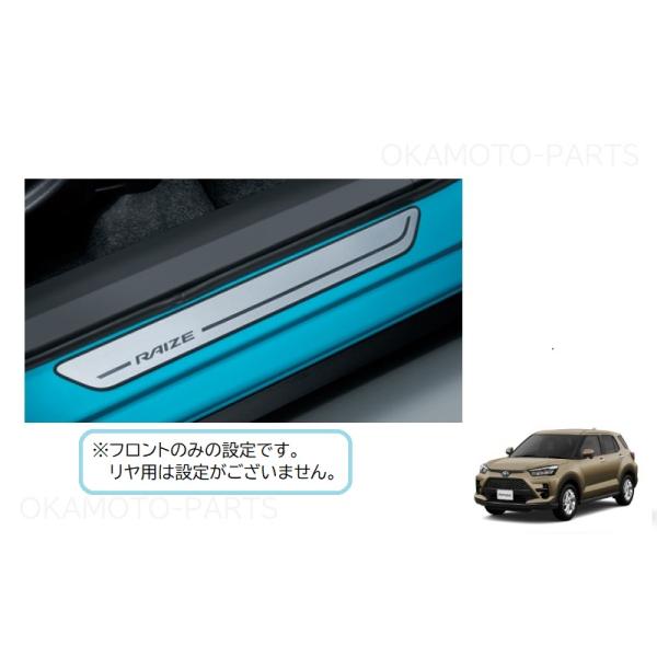 ピーマンページ トヨタ ライズ A201A サイドスポイラーセット ピーマン