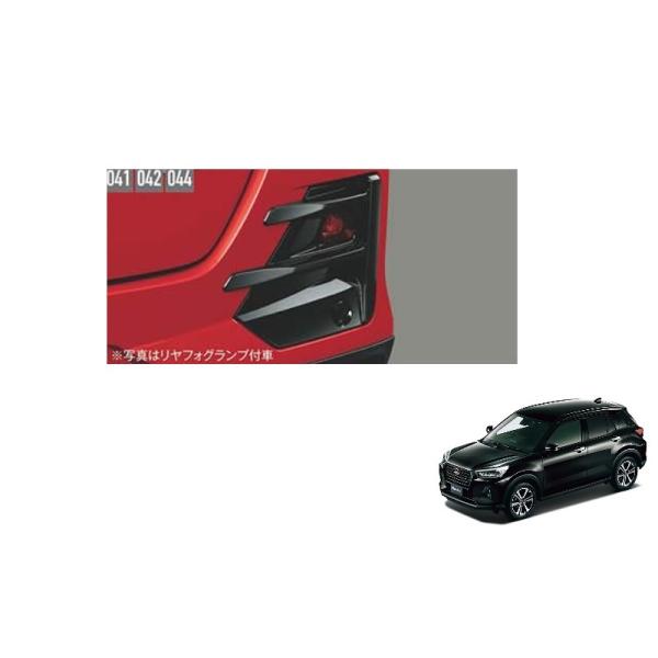 ダイハツ（DAIHATSU） ロッキー【純正用品】ルーバーガーニッシュ/リヤ