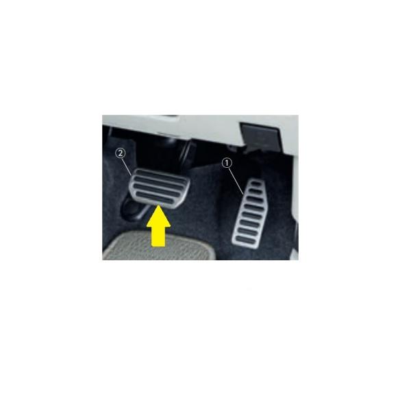 スズキ（SUZUKI） ステンレスペダル（ブレーキペダルパッド）「スズキ