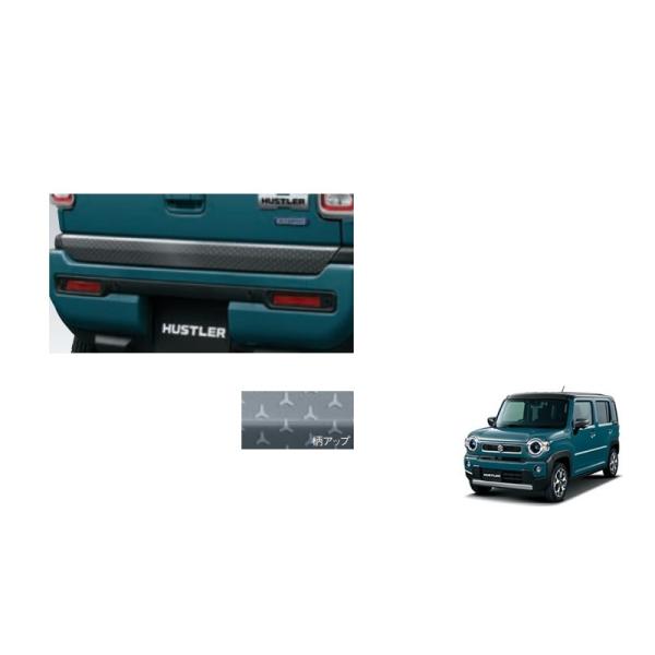 ハスラー (ZT)バックドアガーニッシュ(ボルト2本付き)「スズキ