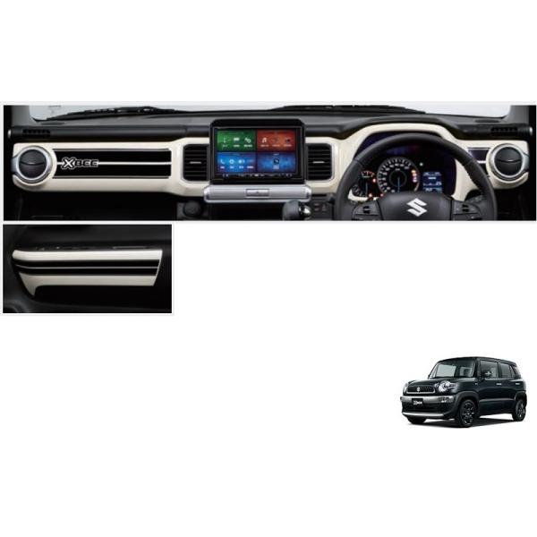 クロスビー インパネ＆ドアトリムデカール(ストライプ)「スズキ