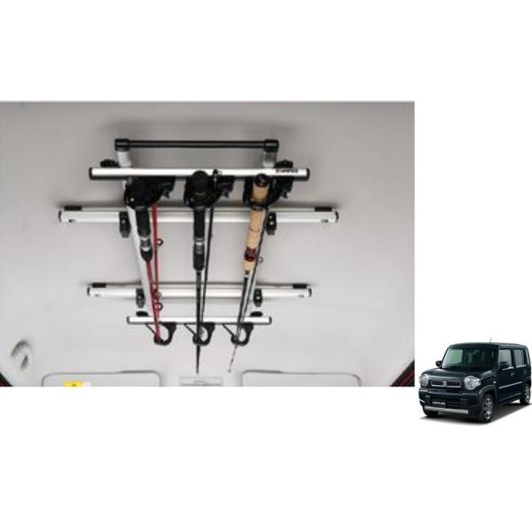 ハスラー ロッドホルダー「スズキ純正用品」ハスラー MR52S/MR92S