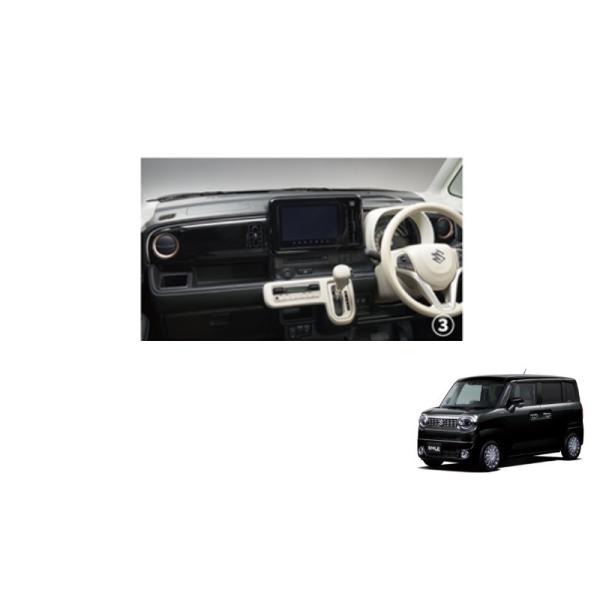 スズキ インパネカラーパネル ブラック 「スズキ純正用品