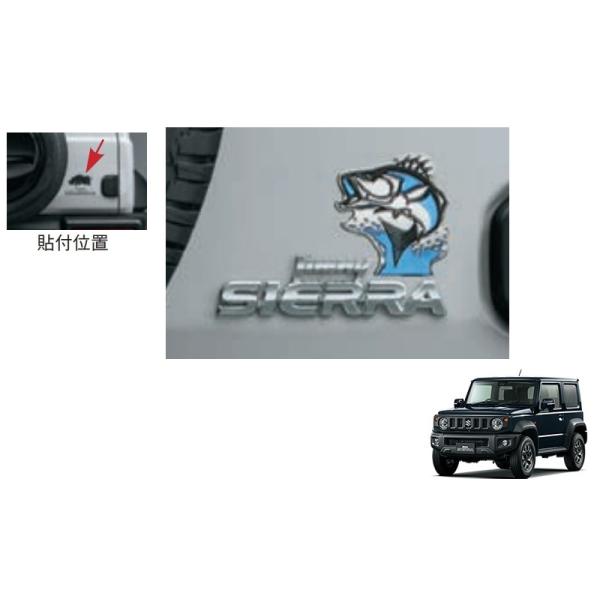 ジムニー (T)デコステッカー(シーバス/スズキ)「スズキ純正用品