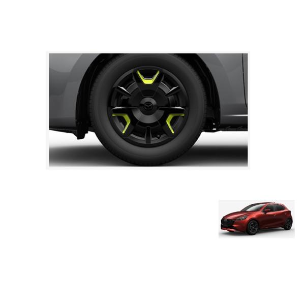 マツダ 純正 デミオ MAZDA2 ホイールカバー 15インチ キャップ 4枚 1枚 マツダ デミオ MAZDA2 マツダ2 15インチ 純正 中古 フル