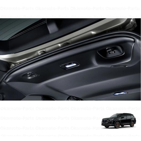 フォレスター (ZS)ルーフトリムプロテクター(ABS製)「スバル純正用品