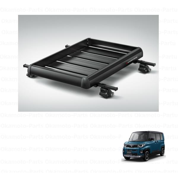 三菱（MITSUBISHI） (XT)ルーフラックアタッチメント(ブラック