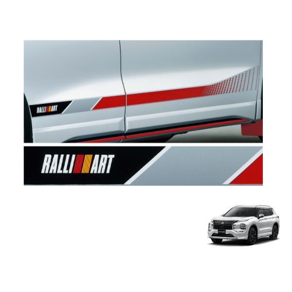 三菱（MITSUBISHI） RALLIART/サイドデカール「ミツビシ純正