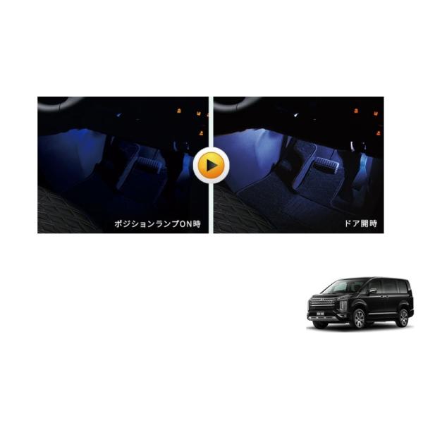 三菱（MITSUBISHI） (18)フロアイルミネーション「ミツビシ純正用品