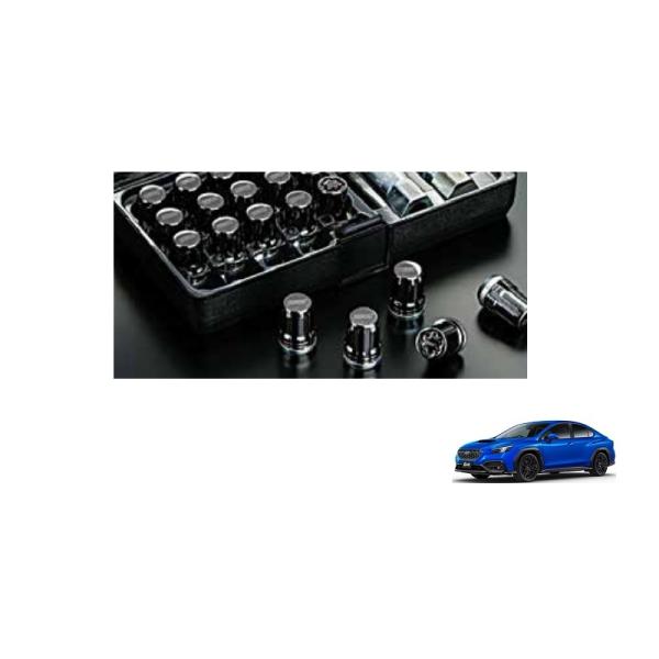 WRX S4 (18T)STIセキュリティホイールナットセット（ガンメタ色