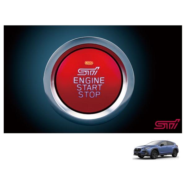 STIプッシュスタートスイッチ 品番（ST83031ST041） STI PUSH ENGINE SWITCH For SUBARU WRX STI (VA) ST83031ST041