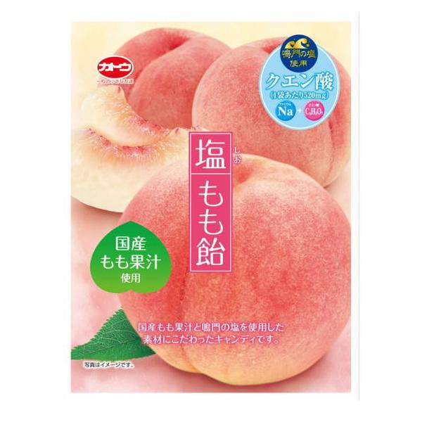 加藤製菓 塩もも飴 54g×10袋（塩分補給 熱中症対策 フルーツキャンディ）
