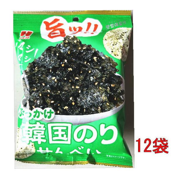 ひざつき製菓 ぶっかけ 韓国のり せんべい 32g×12袋
