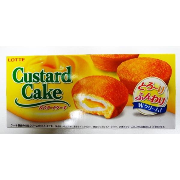 カスタードケーキ Amazon.co.jp: ロッテ カスタードケーキ(贅沢果汁白桃) 6個×5個