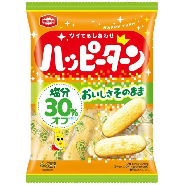 亀田製菓 減塩ハッピーターン 83g 12コ入り 2023/02/06発売 亀田製菓 減塩ハッピーターン 83g 12コ入り 2023/02/06発売