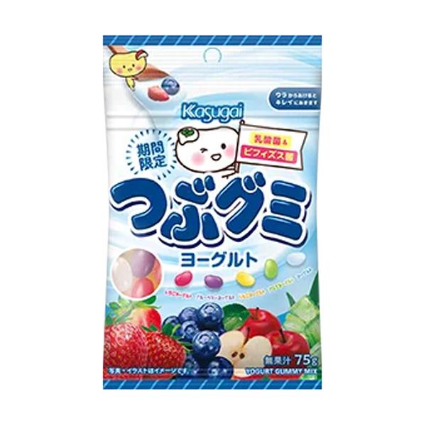 春日井製菓 つぶグミヨーグルト 75g 60コ入り 2025/10/06発売 (4901326043749c) 春日井製菓 つぶグミヨーグルト 75g 60コ入り 2025/10/06発売