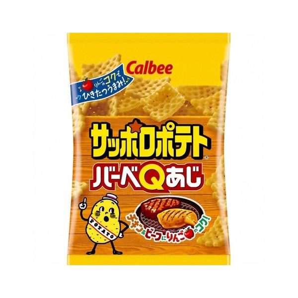 カルビー サッポロポテト バーベQあじ 24g 24コ (4901330121860)