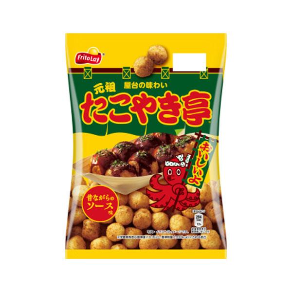 カルビー 元祖たこやき亭 昔ながらのソース味 55g 12コ入り 2023