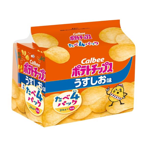 カルビー ポテトチップス うすしお味たべよんパック 96g 8コ入り 2025