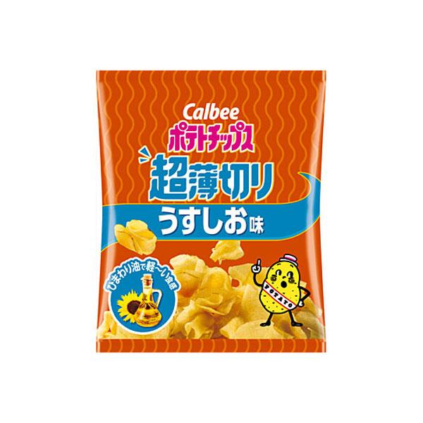 カルビー ポテトチップス 超薄切りうすしお味 50g 12コ入り 2026/09/07発売 (4901330923723)