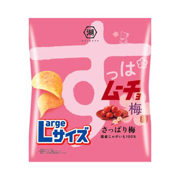 湖池屋 Largeサイズ すっぱムーチョ さっぱり梅 105g 12コ入り 2026/08