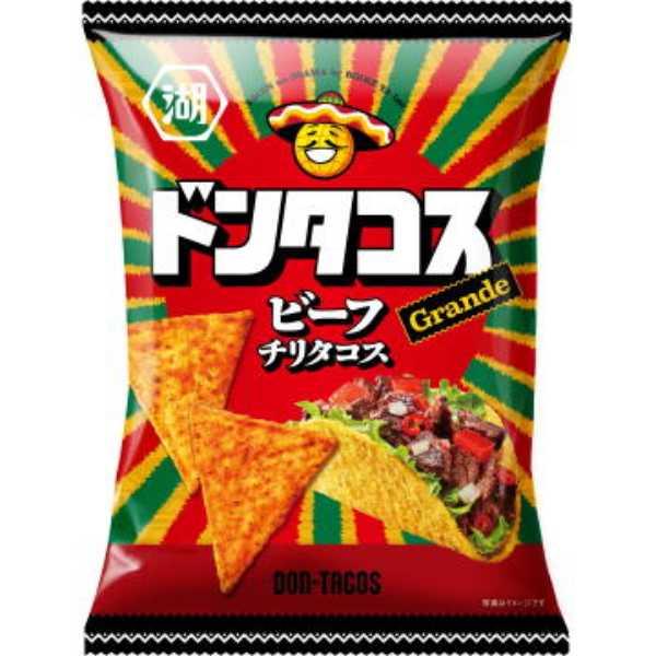 湖池屋 ドンタコス ビーフチリタコス 57g 12コ入り 2025/09/15発売 (4901335206722)