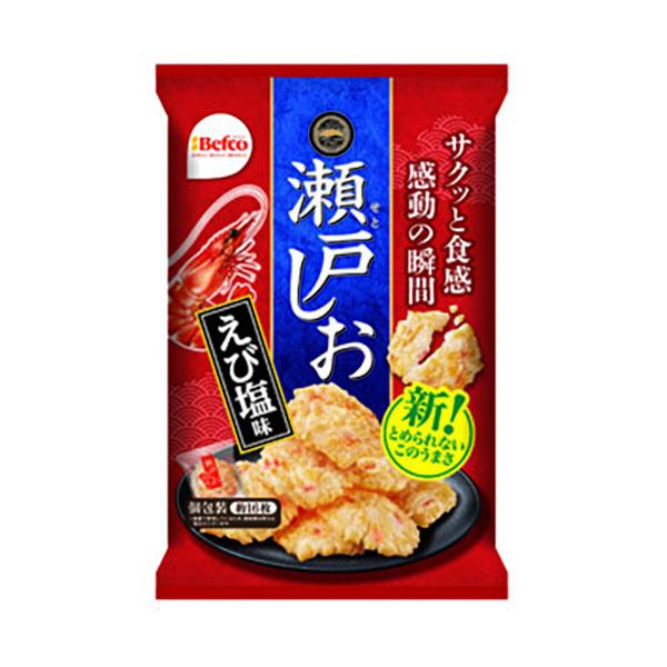 栗山米菓 瀬戸しお えび塩味 83g 12コ入り 2024/07/01発売 栗山米菓 瀬戸しお えび塩味 83g 12コ入り 2024/07/01発売