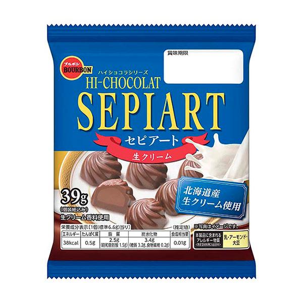 ブルボン セピアート生クリーム 39g（個装紙込み） 10コ入り