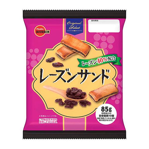 ブルボン レーズンサンド 85g（個装紙込み） 12コ入り 2025/10/07発売