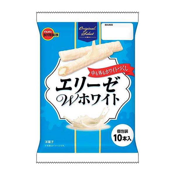 中も外もホワイトづくしサクッと軽い歯ざわりのウエハースでミルククリームを包み、その上から更にホワイトクリームで包み込みました。2種のクリームとウエハースの優しいハーモニーをお楽しみください。【内容量】10本【入数】12コ【2025/10/0...