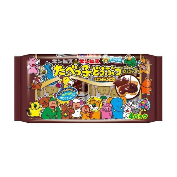 ギンビス たべっ子どうぶつ チョコビスケット4パック 108g 12コ入り