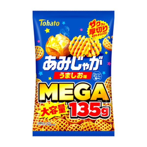東ハト MEGA大容量あみじゃが うましお味 135g 12コ入り 2026/04